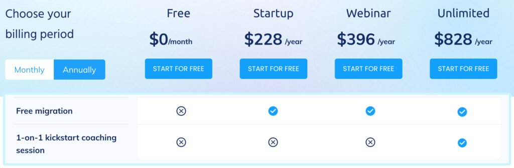 Systeme io free migration systeme io pricing