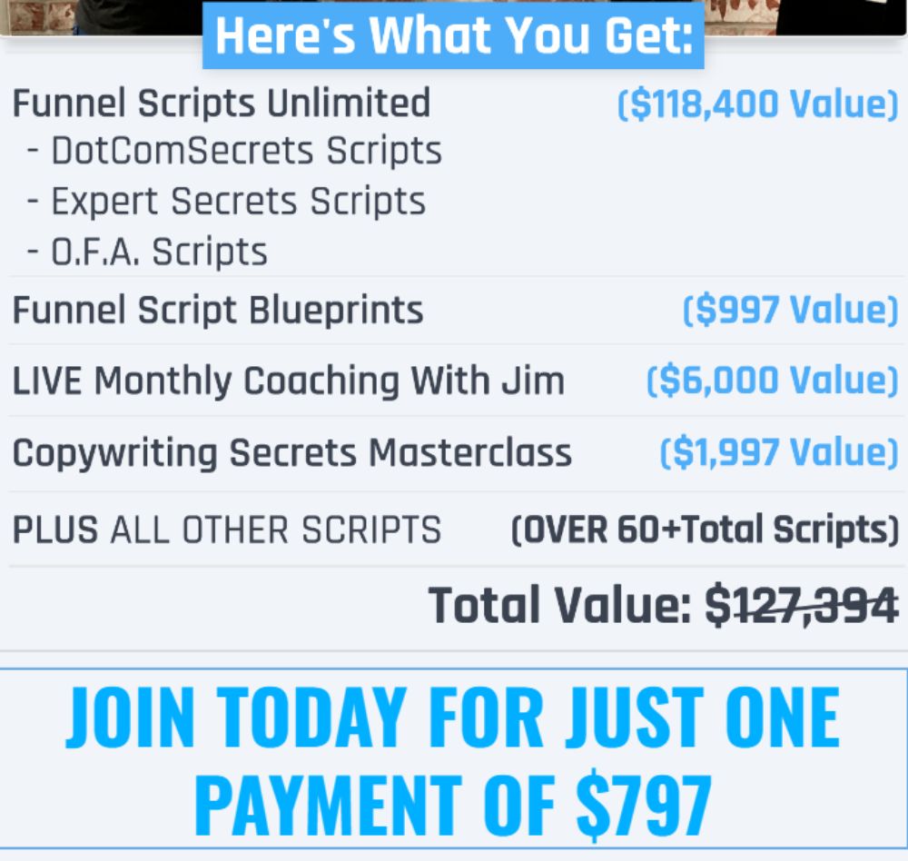 Funnel Scripts Pricing