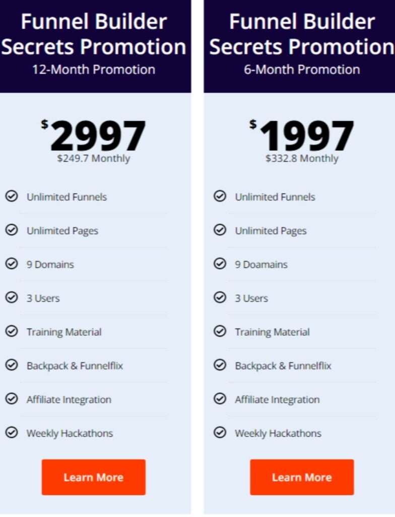 Funnel Scripts Pricing