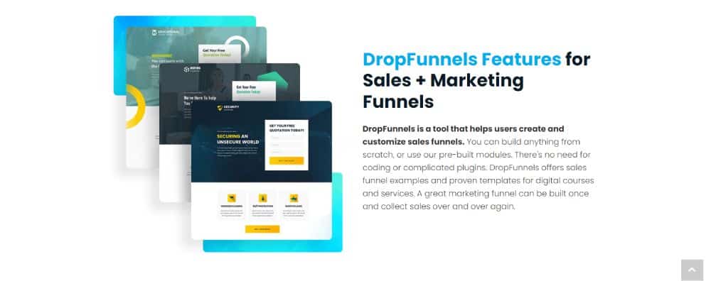 Dropfunnels Feutures