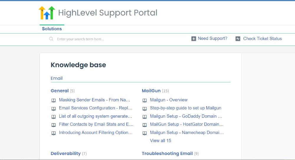 GoHL Knowledge Support