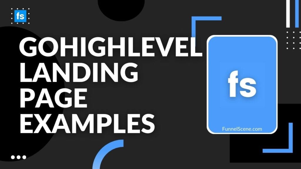 GoHighLevel Landing Page Examples