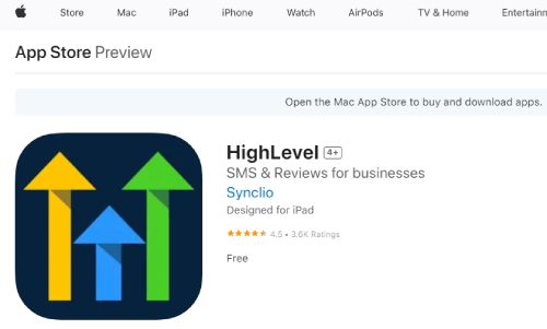 GoHighLevel Mobile App - Apple