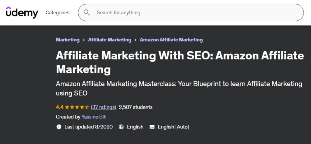 Amazon Affiliate Marketing+SEO