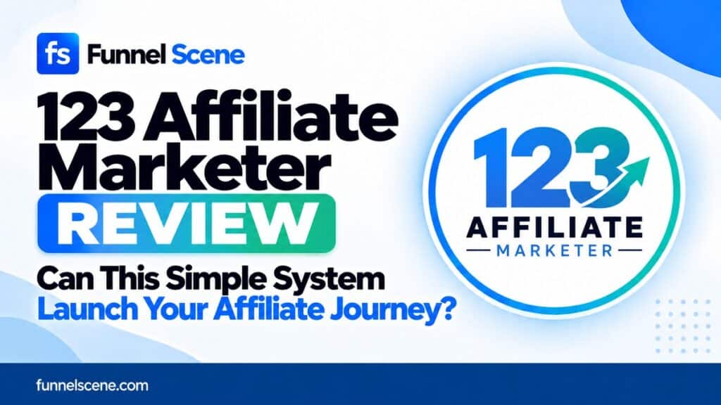 123 Affiliate Marketer review thumbnail for Funnel Scene