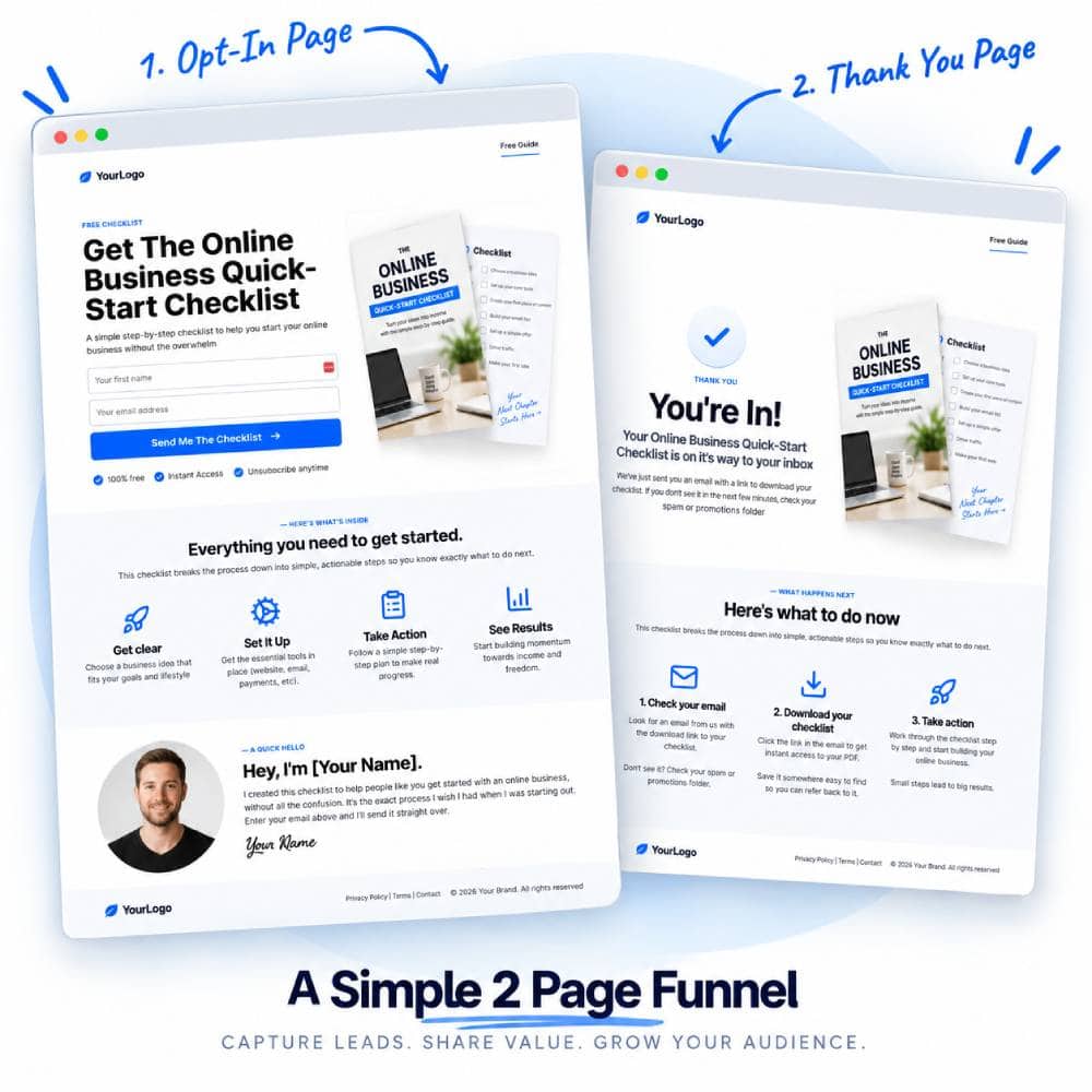 Free Systeme Email List Builder Funnel