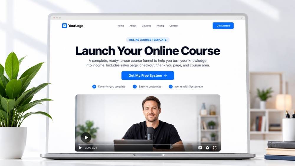 Free Online Course Funnel
