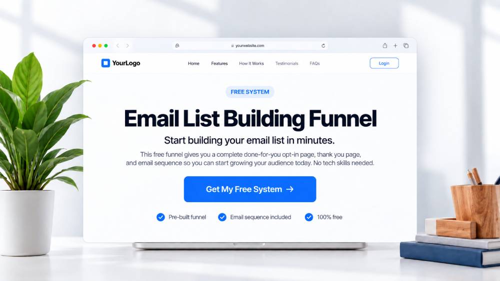 Free Email List Building Funnel