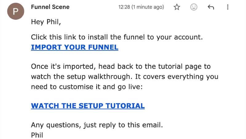 Install Funnel Step 2