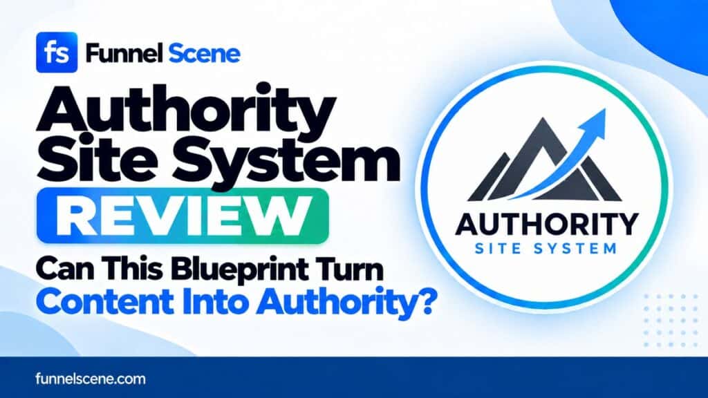Authority Site System review thumbnail for Funnel Scene