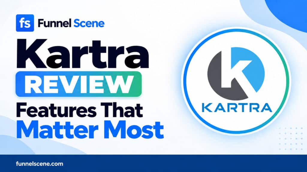 Kartra review thumbnail for Funnel Scene
