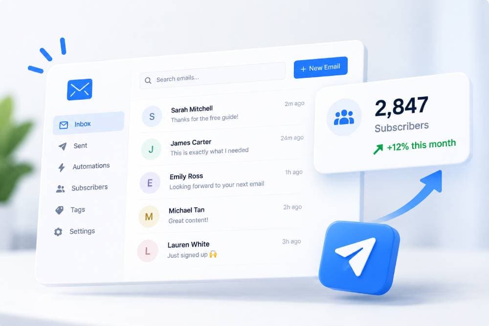 Grow an email list