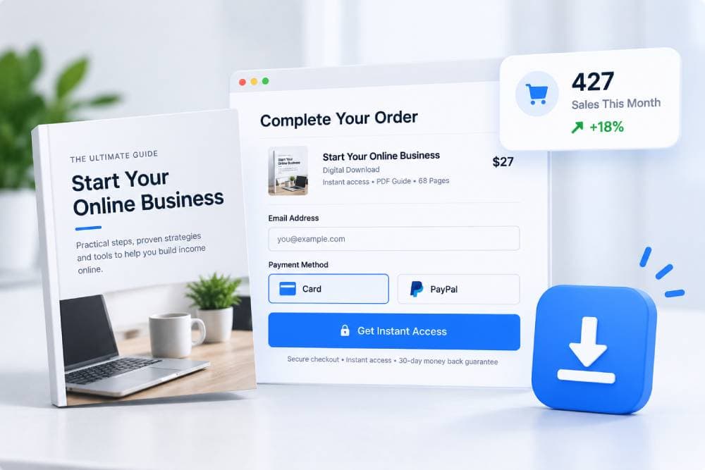 Sell a digital product